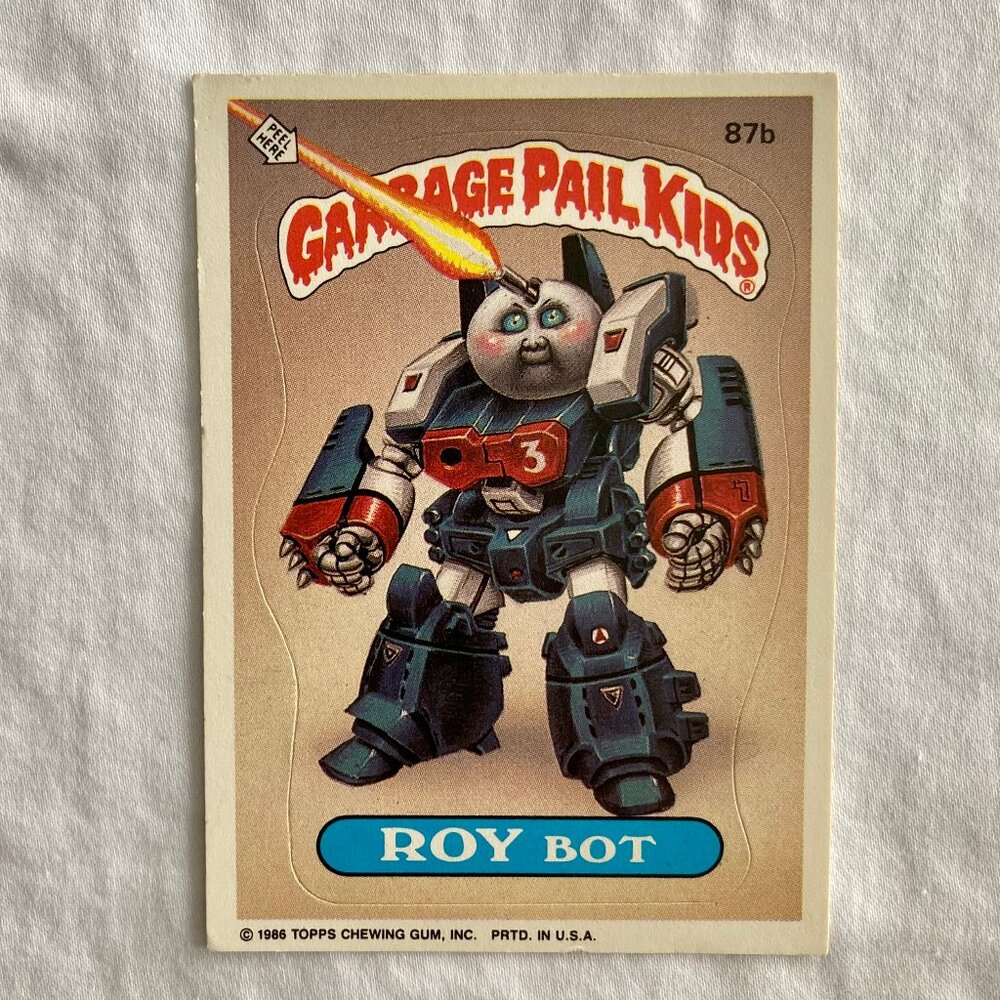Garbage Pail Kids Card 1986 Topps - 87b Roy Bot (3 available)